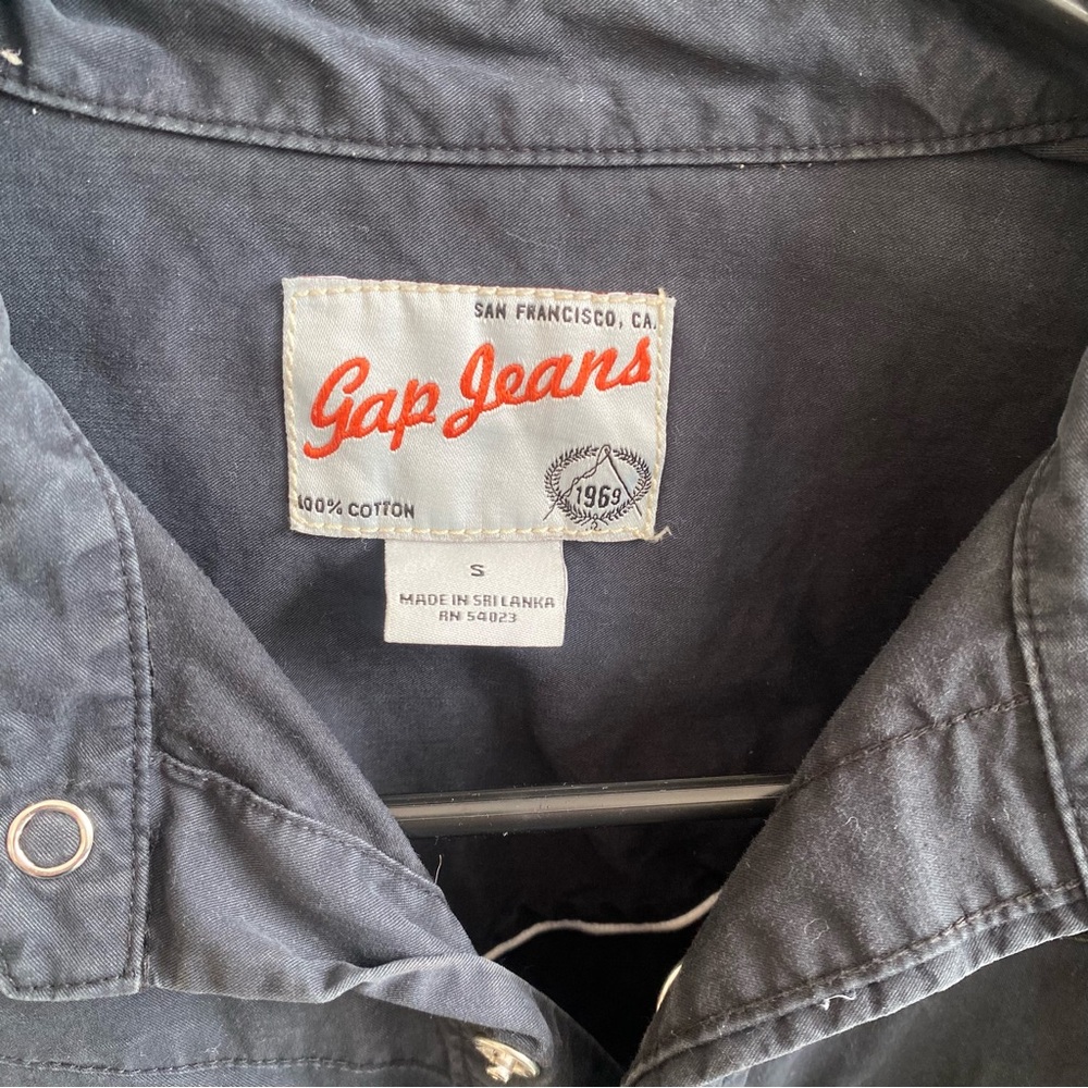 Men's Western Pearl Snap Shirt Bundle S - Wrangler, Ely Cattleman, Gap - Picture 9 of 9